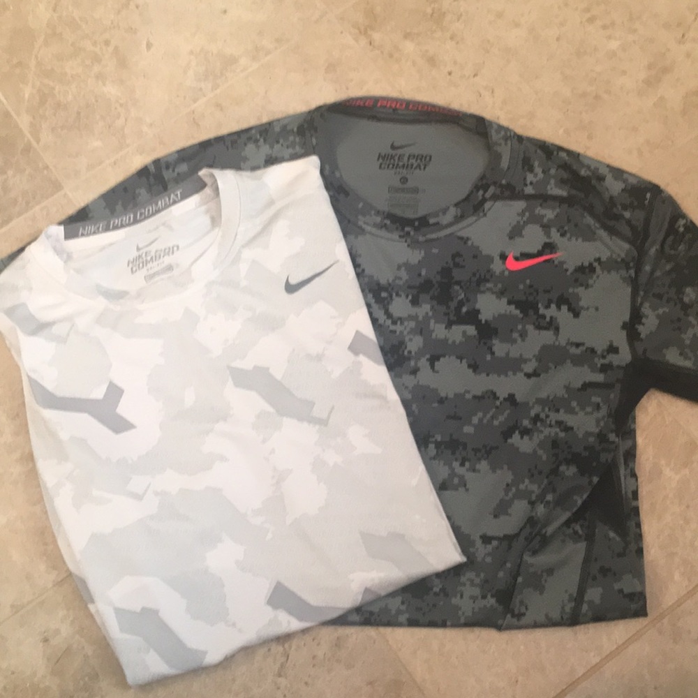 Men’s XL NIKE PRO COMBAT Compression shirts lot